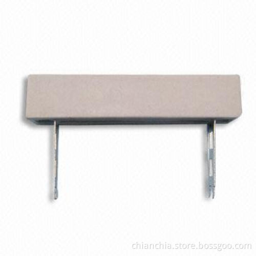 Cement Resistor with Completely Insulated Character, Suitable for Printed Circuit Boards